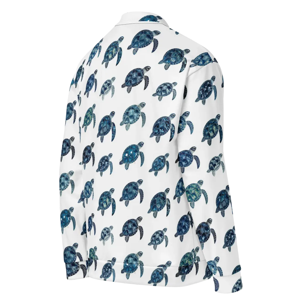 Midnight Tortoise on Bomber Jacket — Right Back