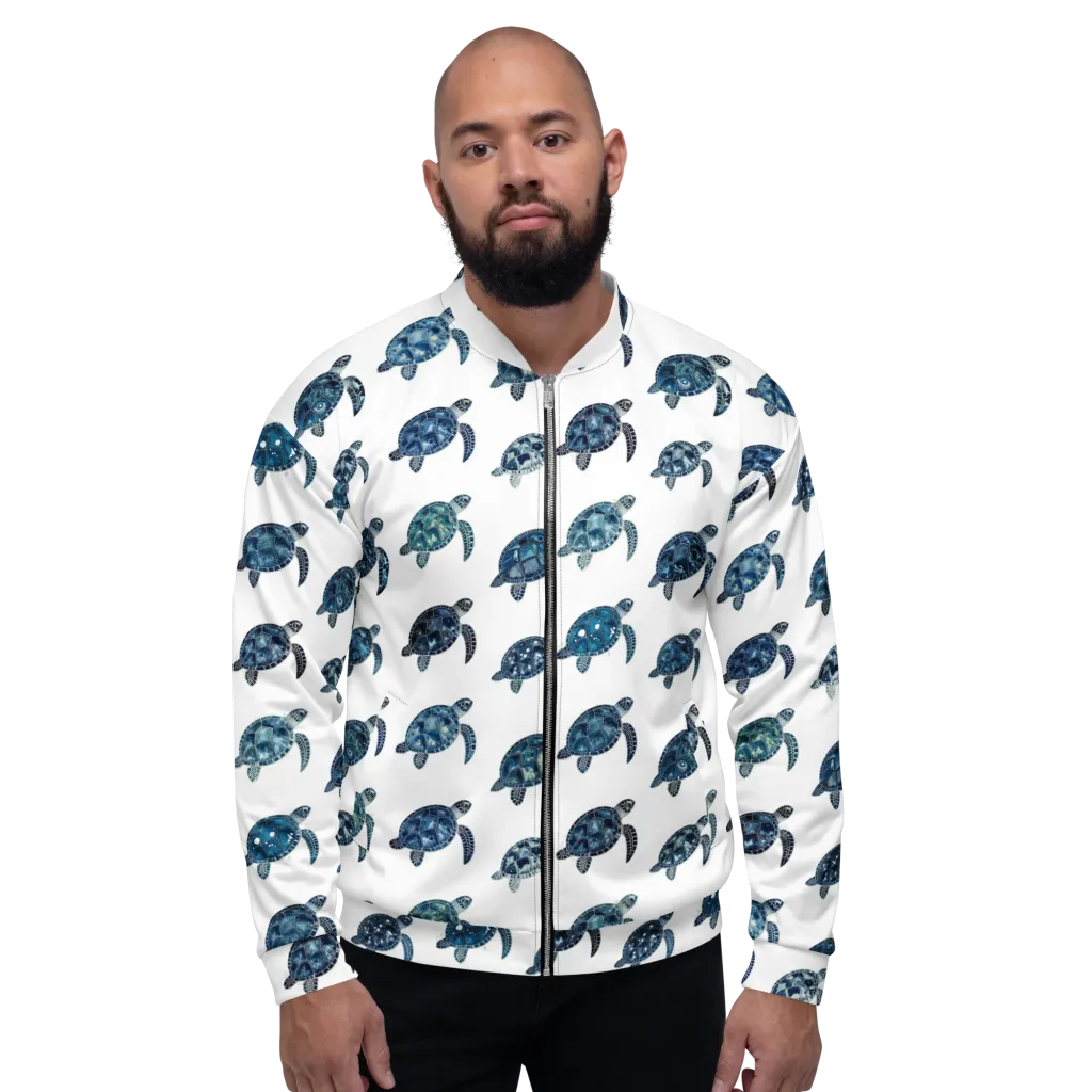 Midnight Tortoise on Bomber Jacket — Front