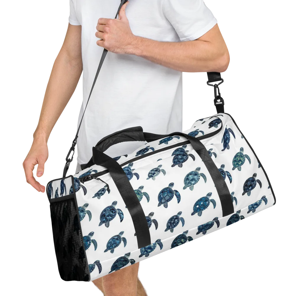 Midnight Tortoise on Duffle Bag — Right Front