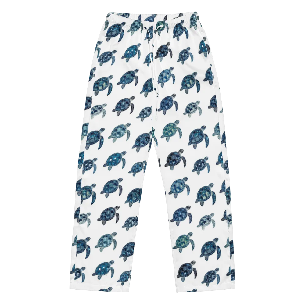 Midnight Tortoise on Women's Pajama Pants — Front