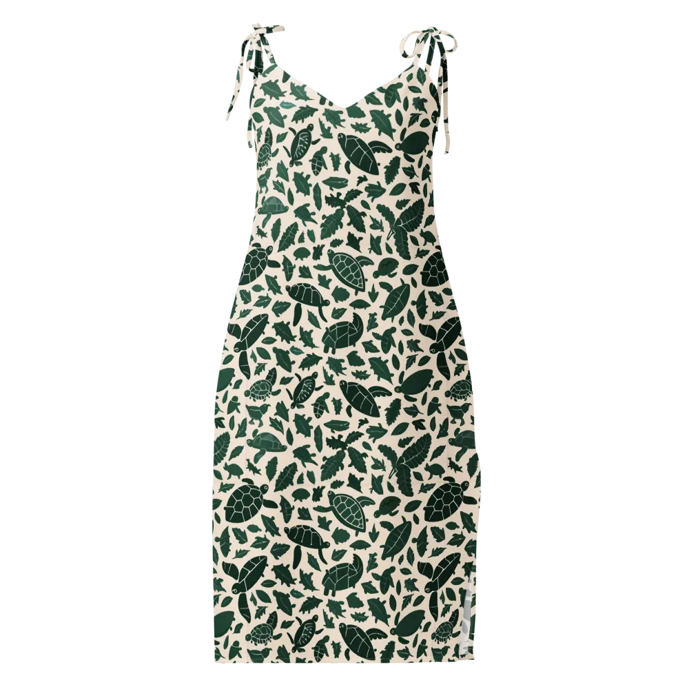 Turtle Canopy on Slip Dress — Front