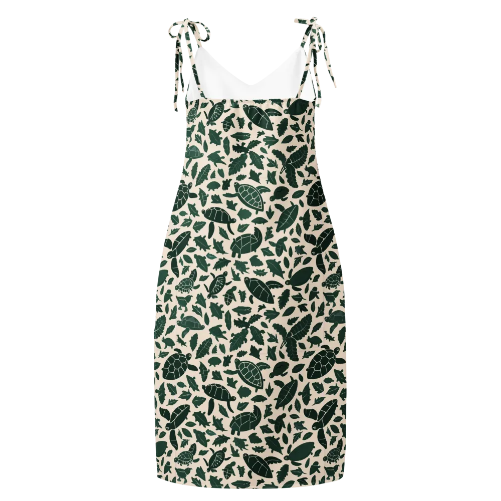 Turtle Canopy on Slip Dress — Back