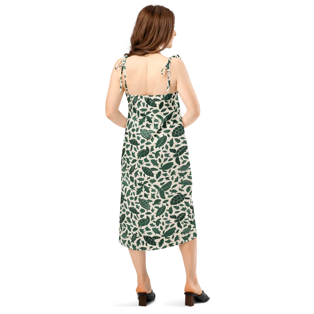 Turtle Canopy on Slip Dress — Back