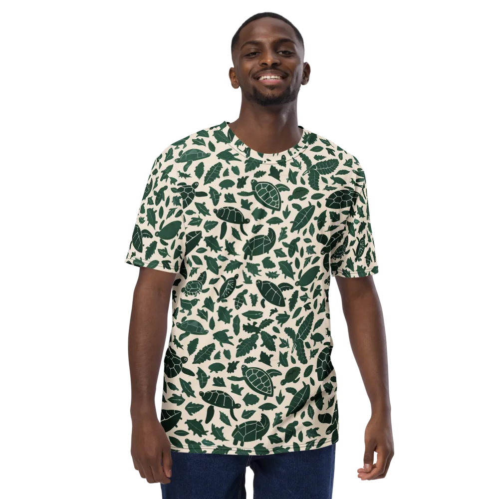 Turtle Canopy on Men's Crew Neck T-Shirt — Front