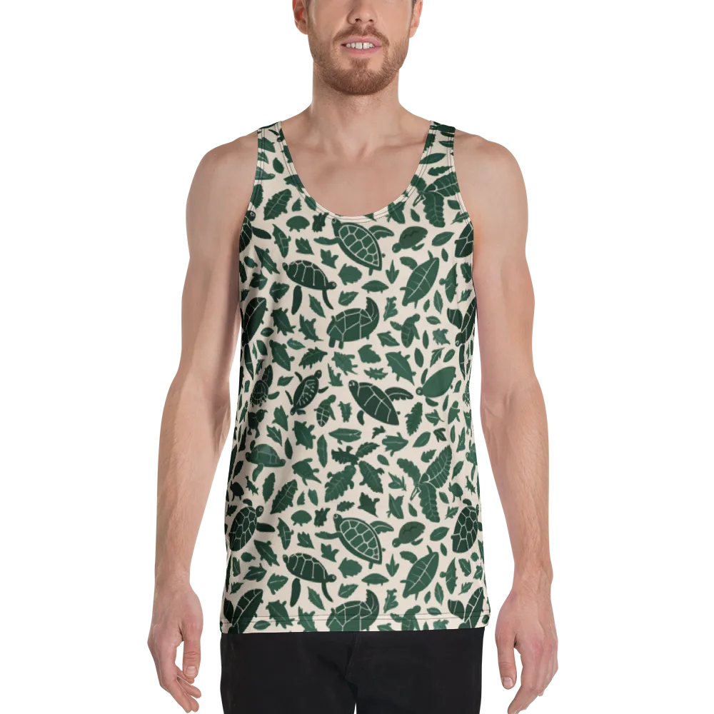 Turtle Canopy on Men's Tank Top — Front
