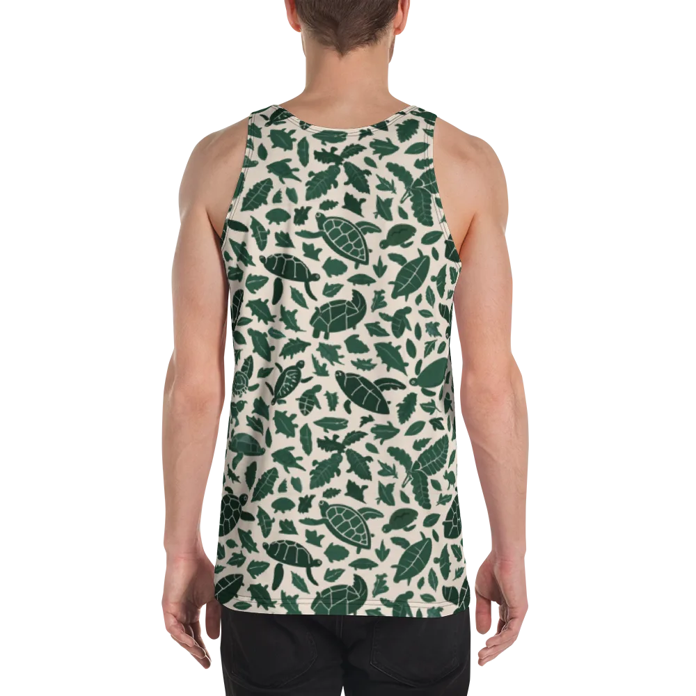 Turtle Canopy on Men's Tank Top — Back
