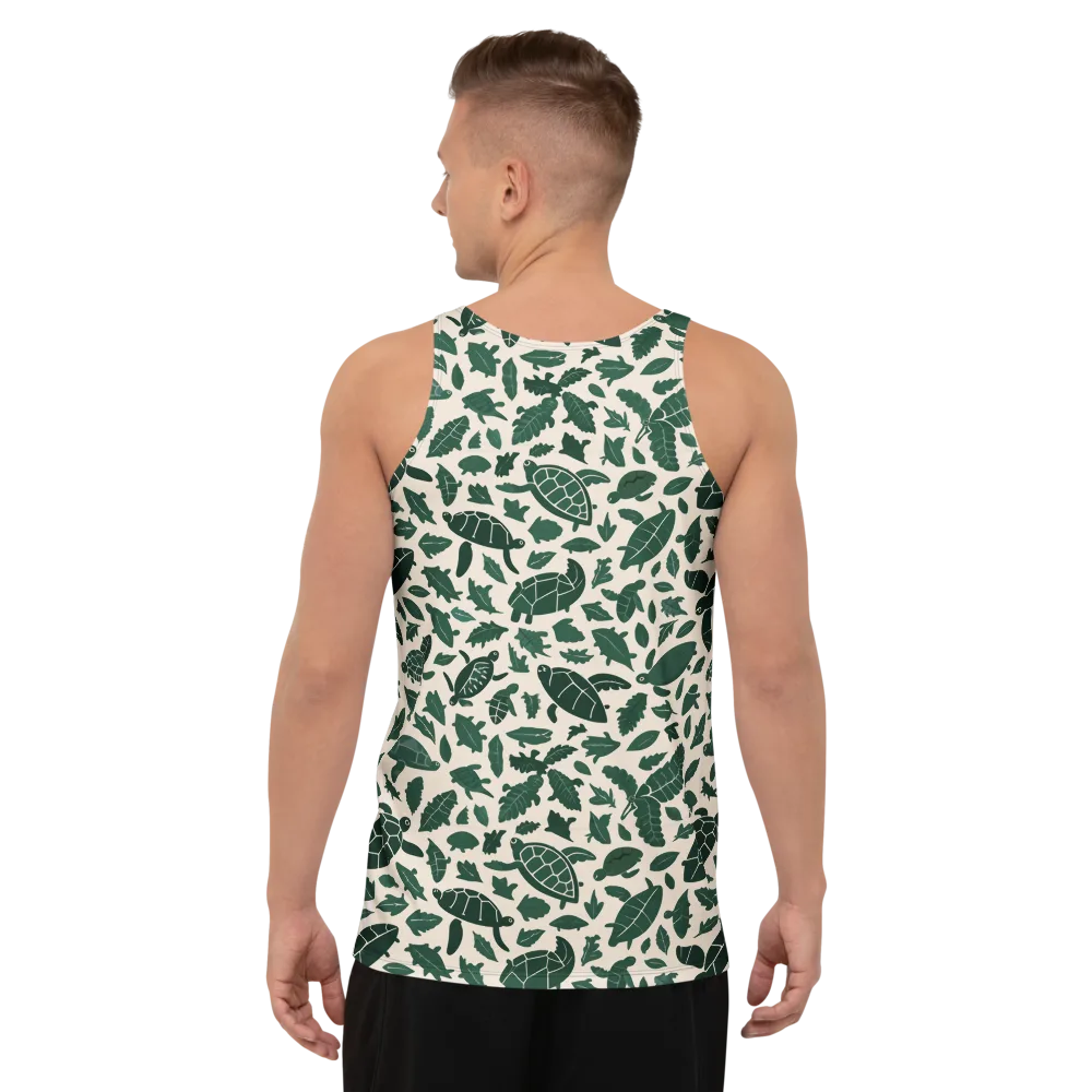Turtle Canopy on Men's Tank Top — Back