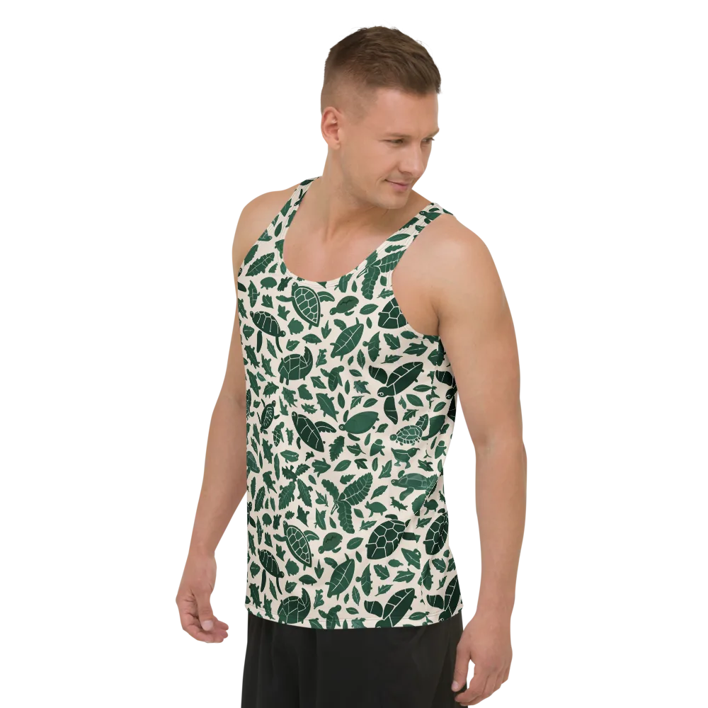 Turtle Canopy on Men's Tank Top — Left Front