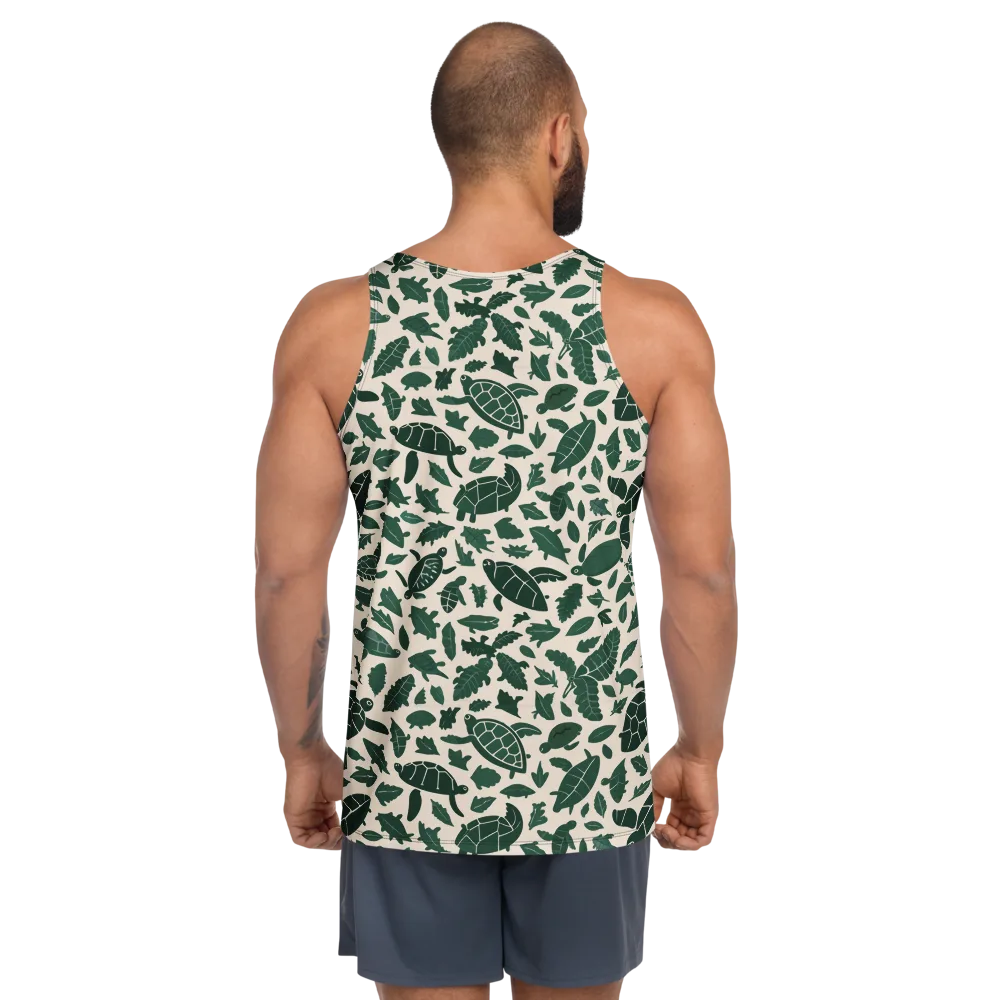 Turtle Canopy on Men's Tank Top — Back