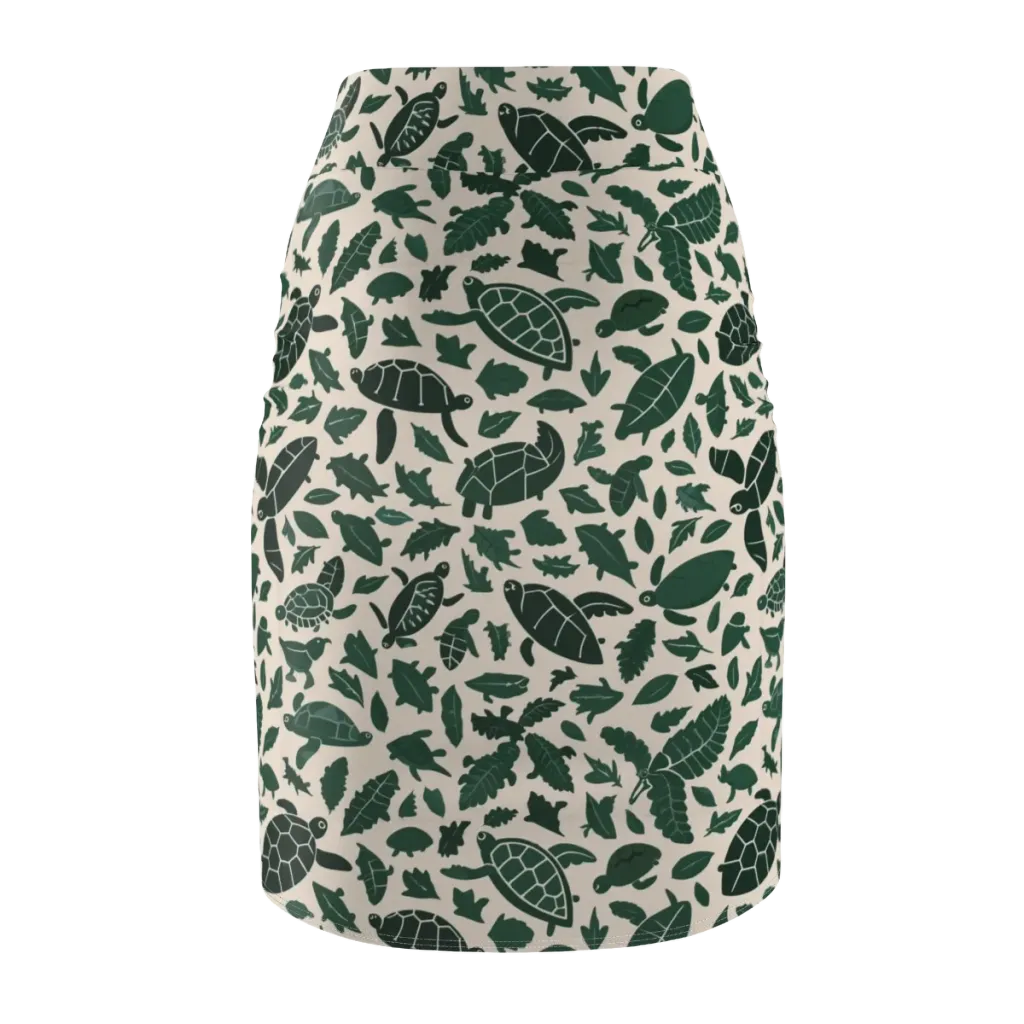 Turtle Canopy on Pencil Skirt — Back
