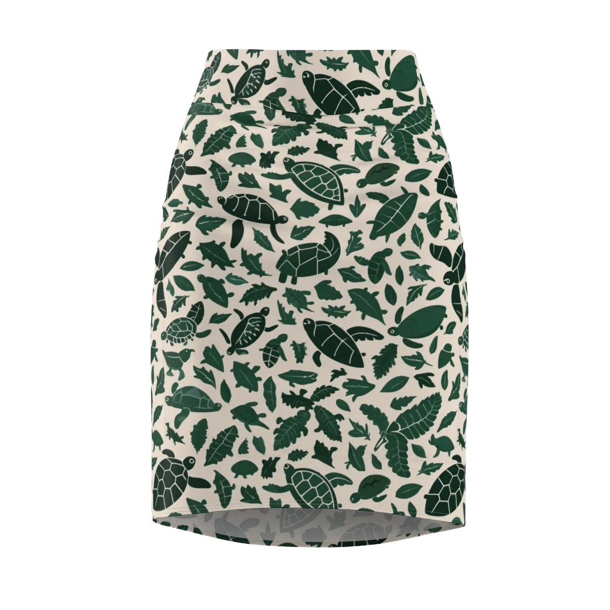 Turtle Canopy on Pencil Skirt — Front