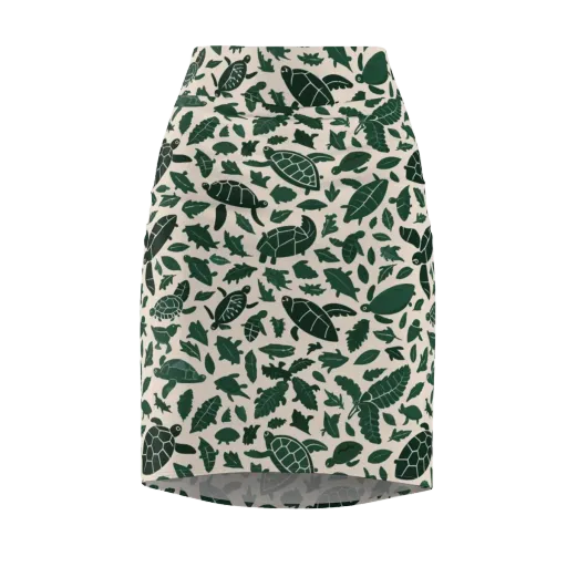 Turtle Canopy on a Pencil Skirt