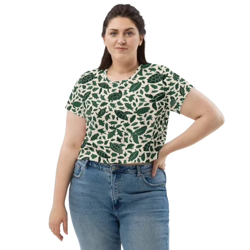 Turtle Canopy on a Crop Tee