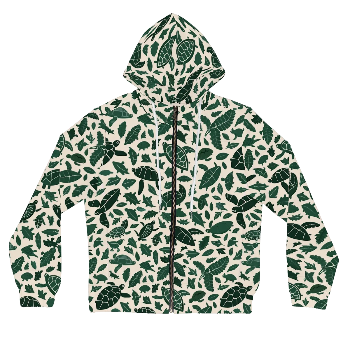Turtle Canopy on Women's Full-Zip Hoodie — Front