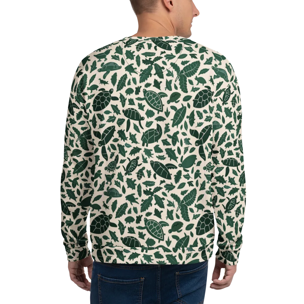 Turtle Canopy on Sweatshirt — Back