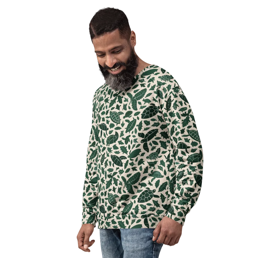 Turtle Canopy on Sweatshirt — Left Front