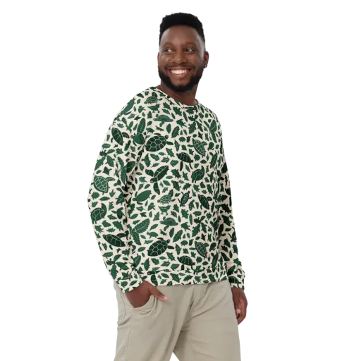 Turtle Canopy on a Sweatshirt