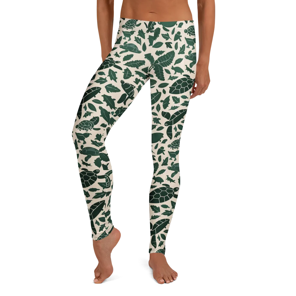 Turtle Canopy on Leggings — Front