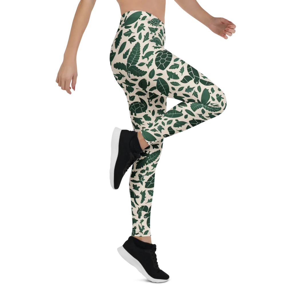 Turtle Canopy on Leggings — Right