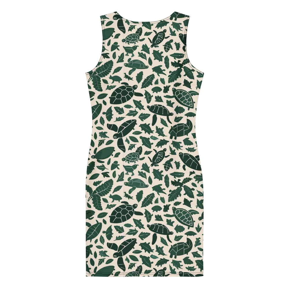 Turtle Canopy on Bodycon Dress — Back