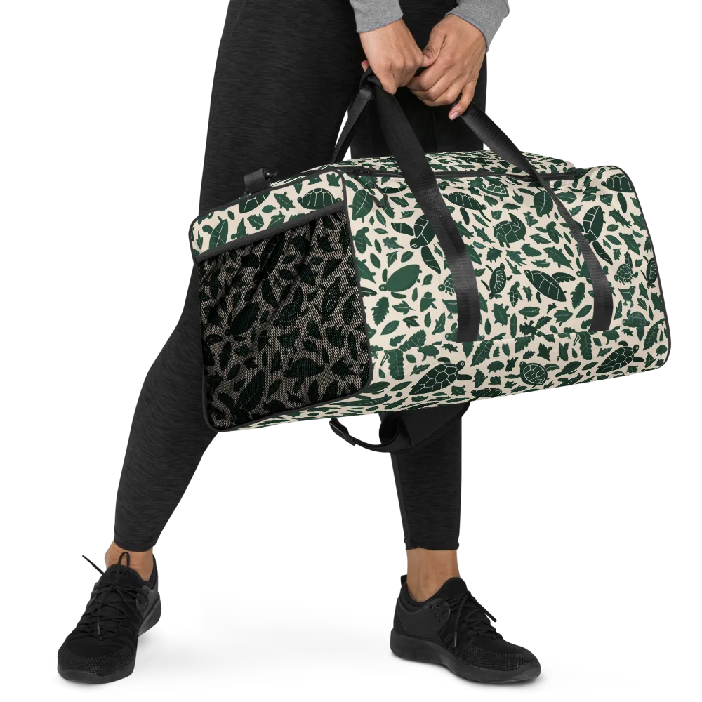 Turtle Canopy on Duffle Bag — Right Front