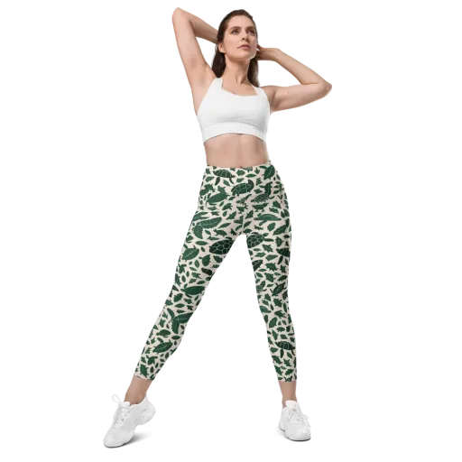 Turtle Canopy on a Leggings with Pockets