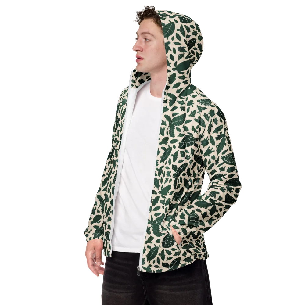 Turtle Canopy on Men's Windbreaker — Left Front