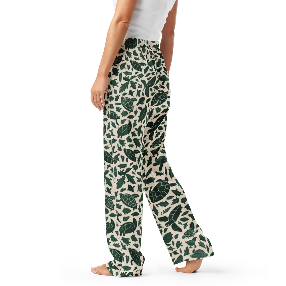 Turtle Canopy on Women's Pajama Pants — Left
