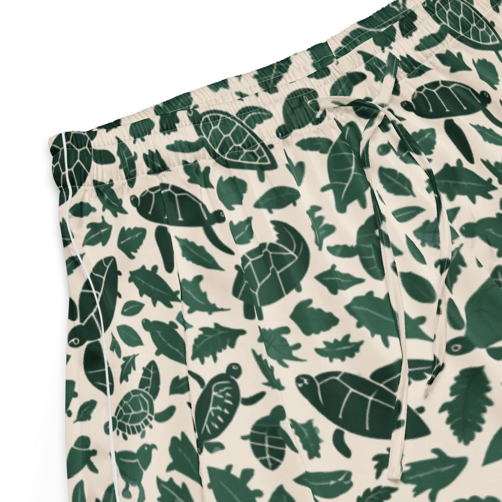 Turtle Canopy on Women's Pajama Shorts — Product details