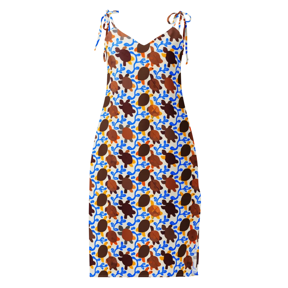 Turtle Current on Slip Dress — Front