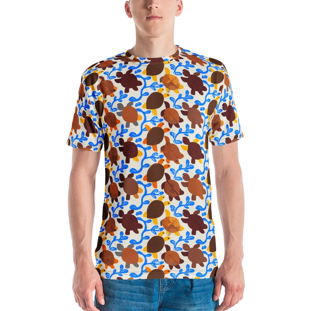 Turtle Current on Men's Crew Neck T-Shirt — Front