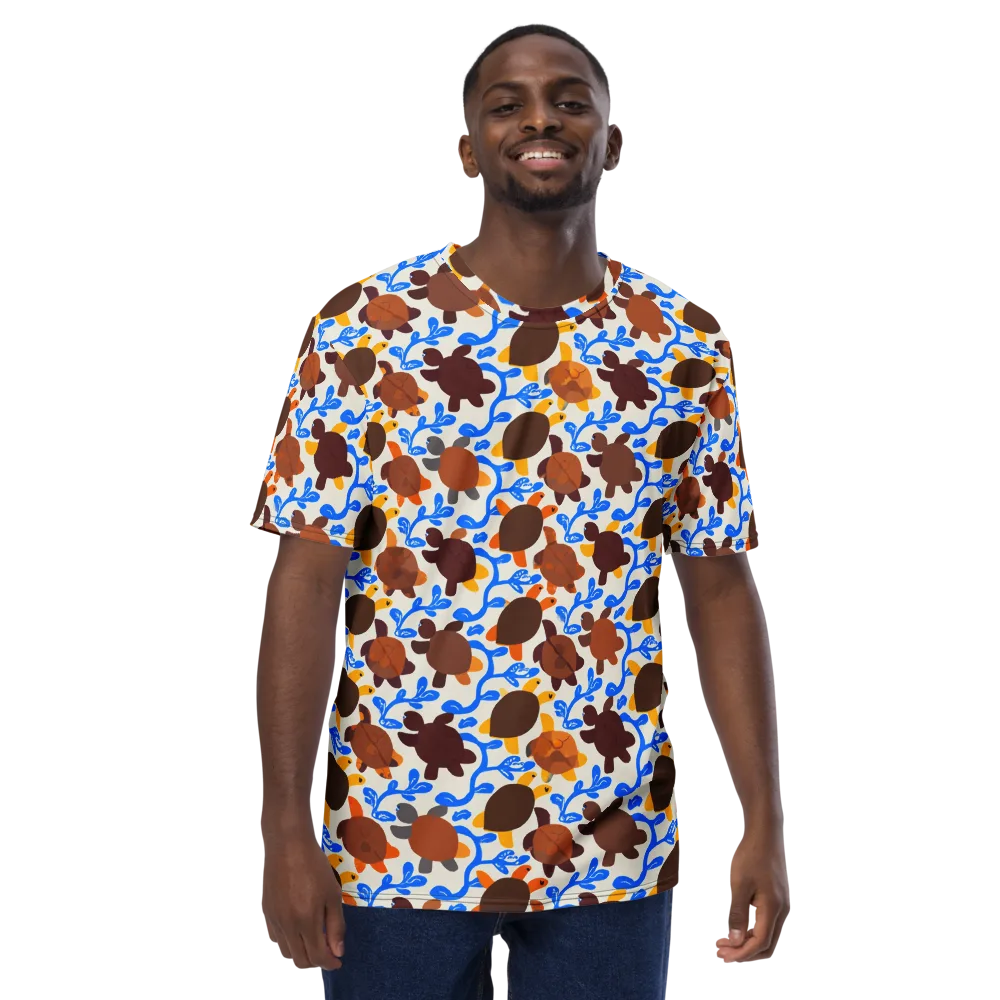 Turtle Current on Men's Crew Neck T-Shirt — Front