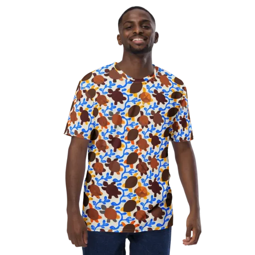 Turtle Current on a Men's Crew Neck T-Shirt