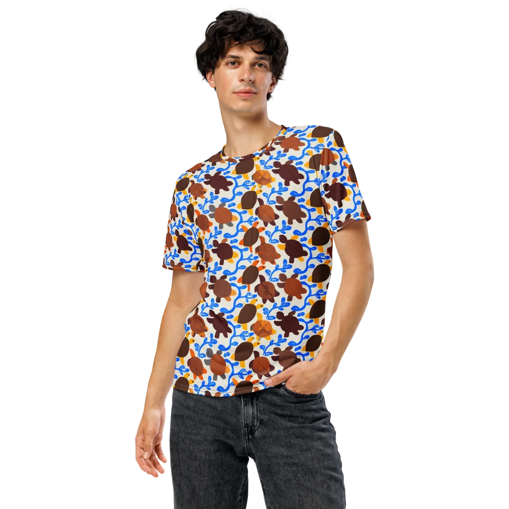 Turtle Current on Men's Crew Neck T-Shirt — Front