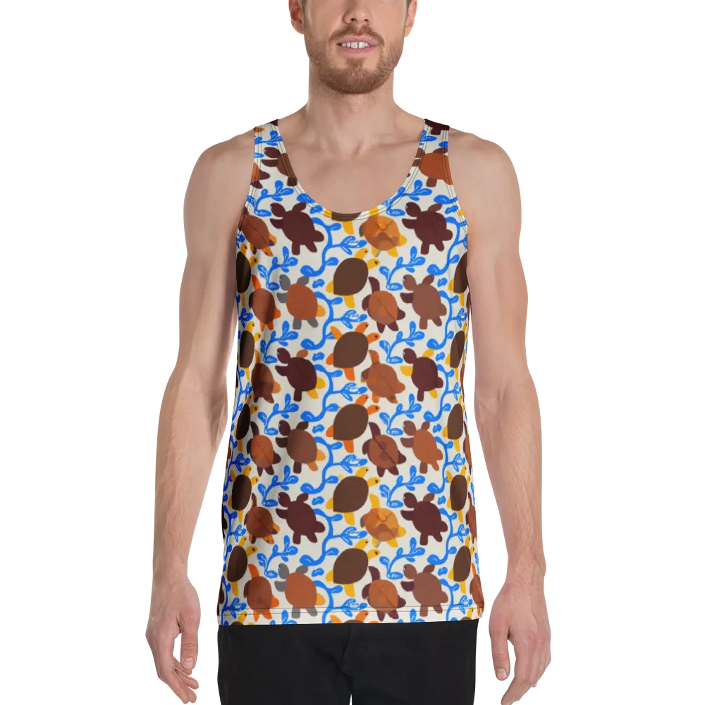 Turtle Current on Men's Tank Top — Front