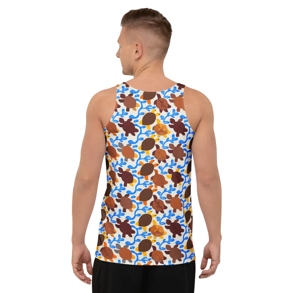 Turtle Current on Men's Tank Top — Back