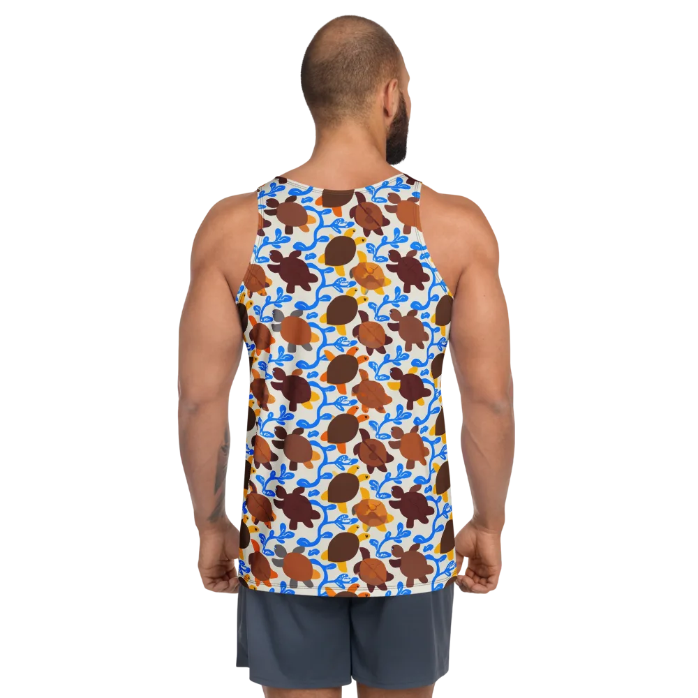 Turtle Current on Men's Tank Top — Back