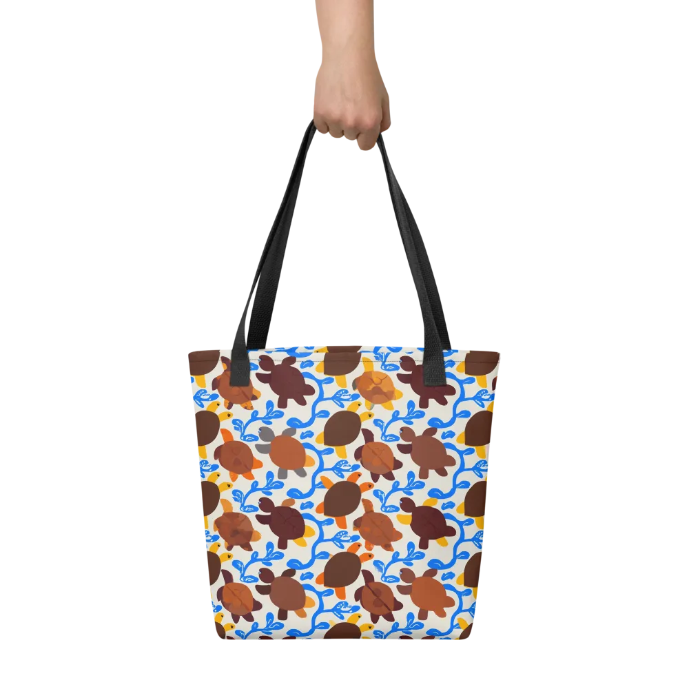 Turtle Current on Tote Bag — Front
