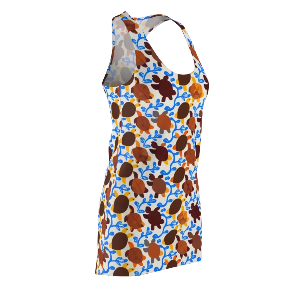 Turtle Current on Racerback Dress — Front Side