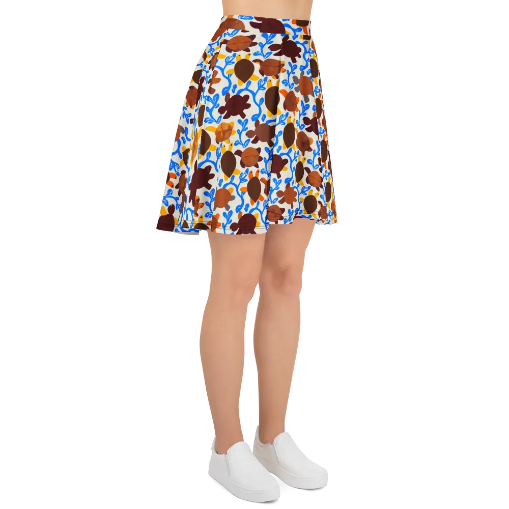 Turtle Current on Skater Skirt — Right