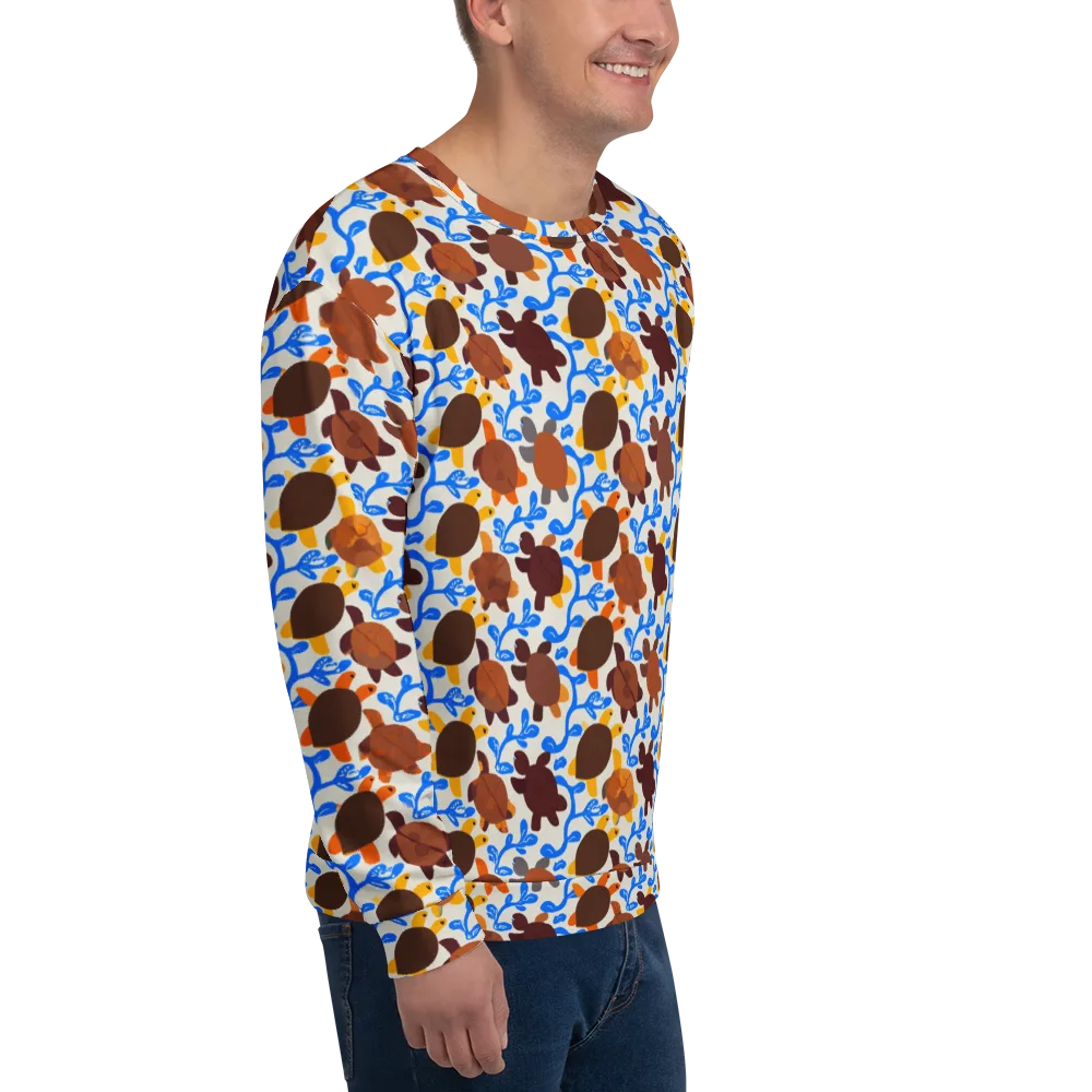 Turtle Current on Sweatshirt — Right Front