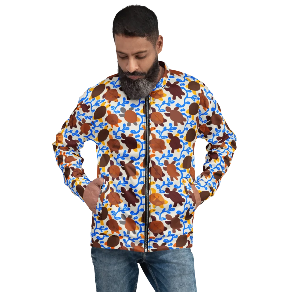 Turtle Current on Bomber Jacket — Front