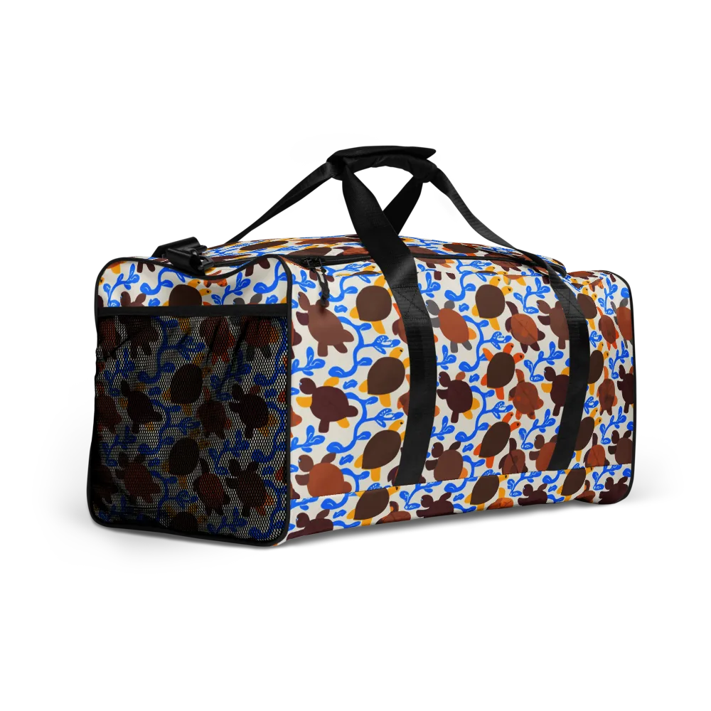 Turtle Current on Duffle Bag — Right Front