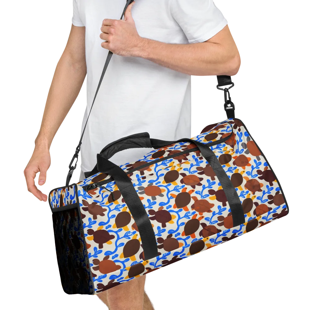 Turtle Current on Duffle Bag — Right Front