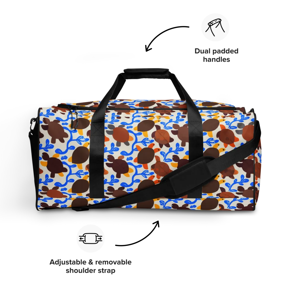 Turtle Current on Duffle Bag — Front