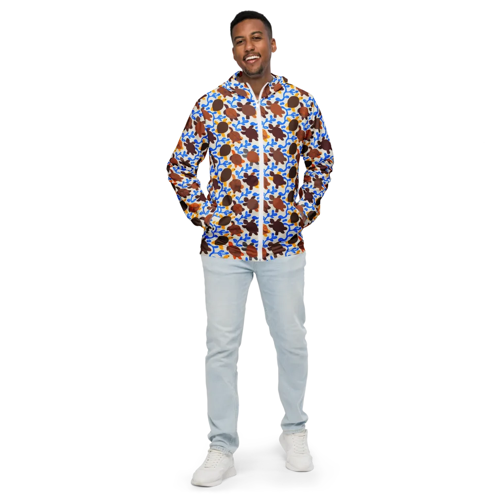 Turtle Current on Men's Windbreaker — Front