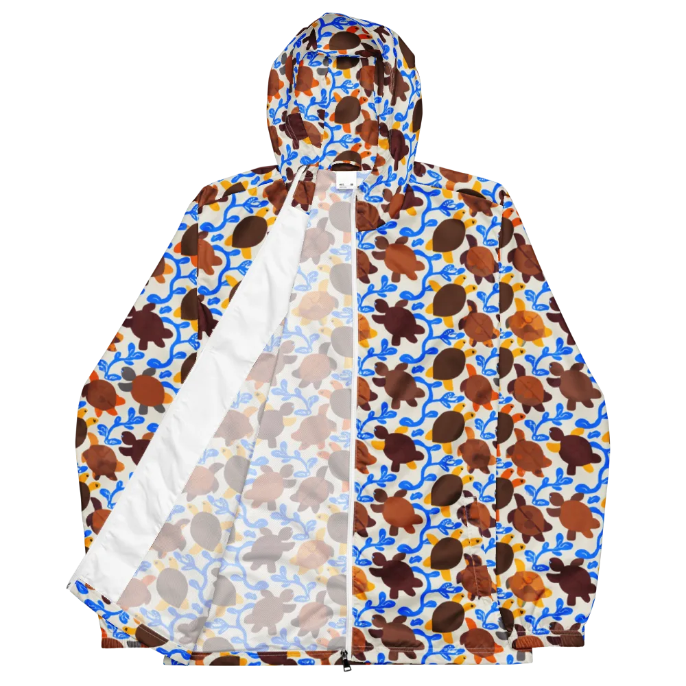Turtle Current on Men's Windbreaker — Front