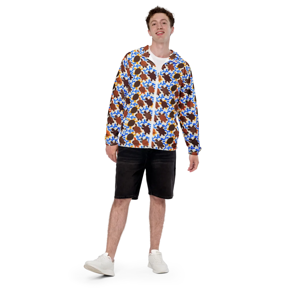 Turtle Current on Men's Windbreaker — Front
