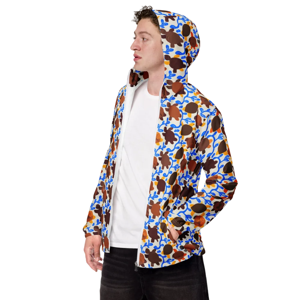 Turtle Current on Men's Windbreaker — Left Front