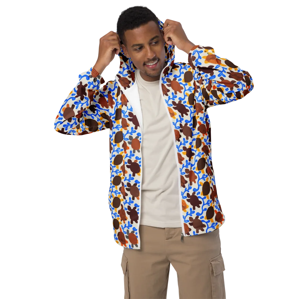 Turtle Current on Men's Windbreaker — Front